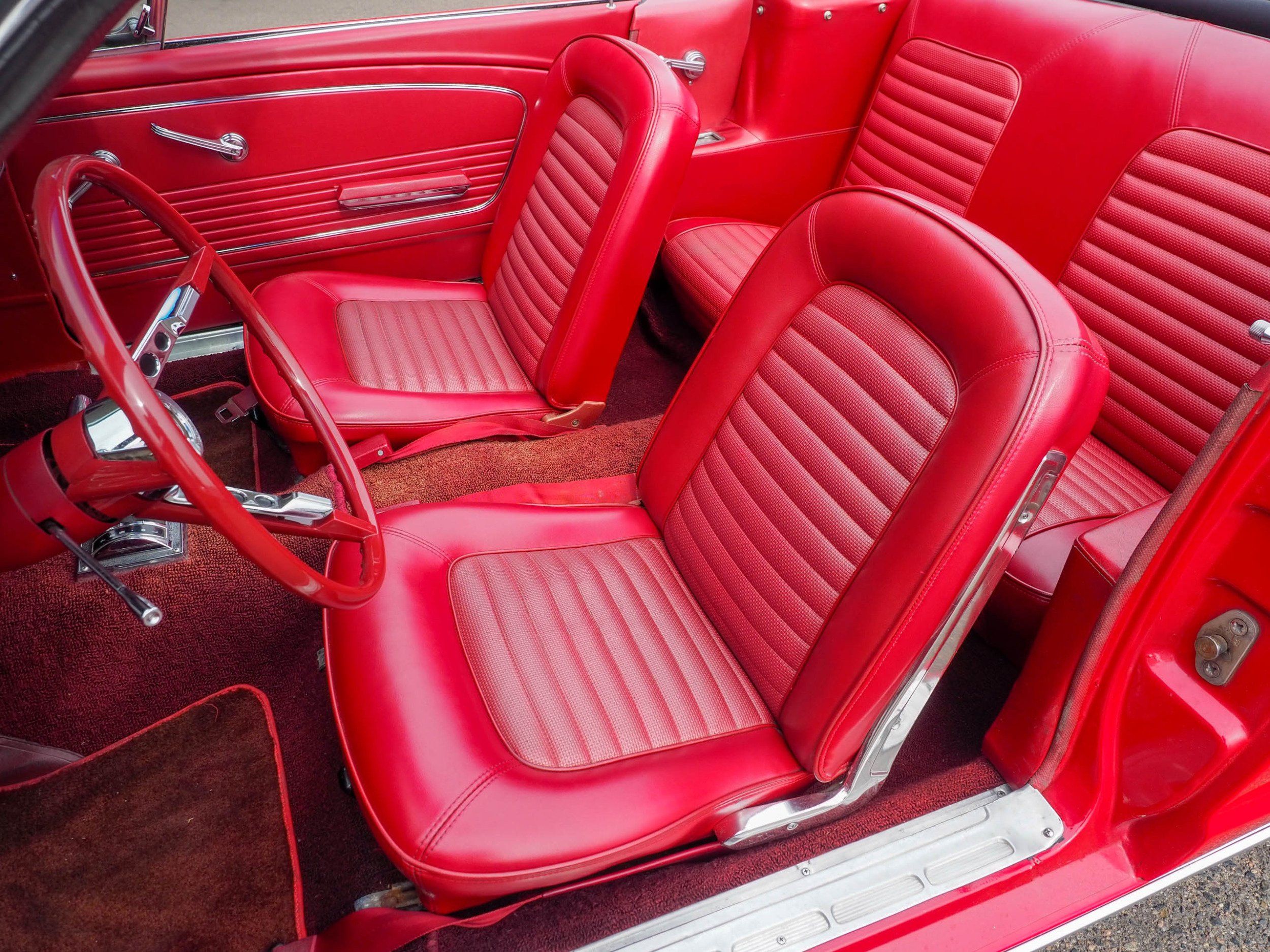 1966 Ford Mustang Red Convertible