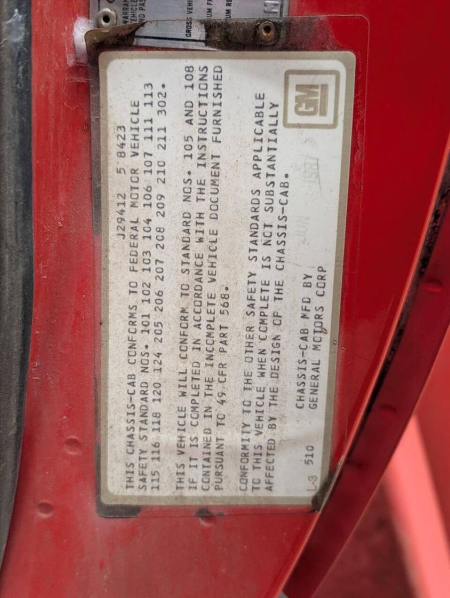 1987 GMC TopKick C70 34