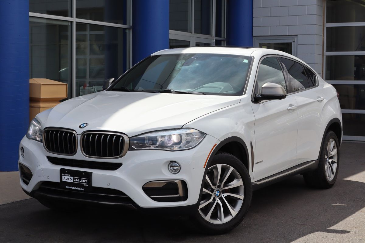 White 2018 BMW X6 xDrive35i AWD SUV / Crossover All-Wheel Drive 8-Speed Automatic