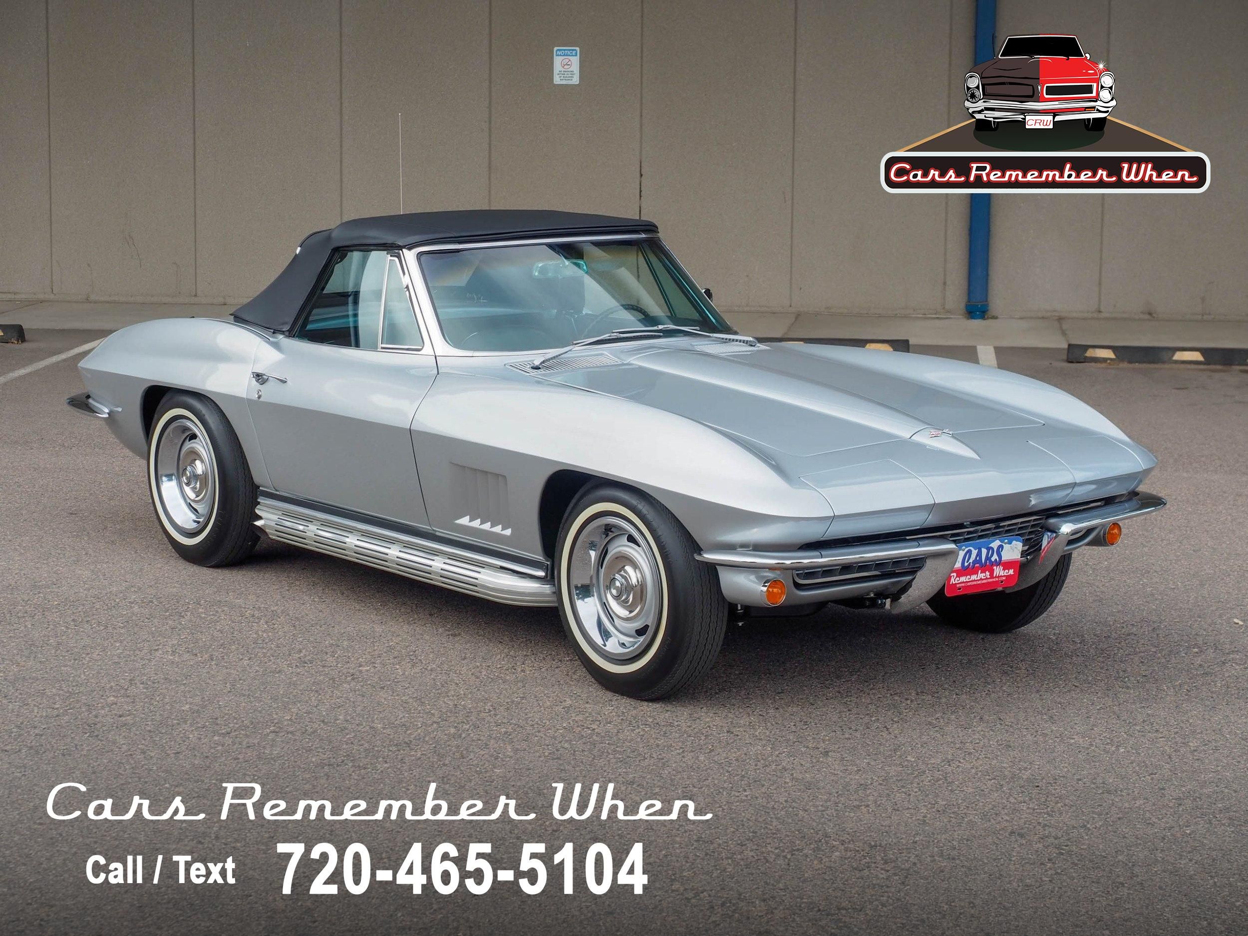 1967 Chevrolet Corvette Silver Convertible