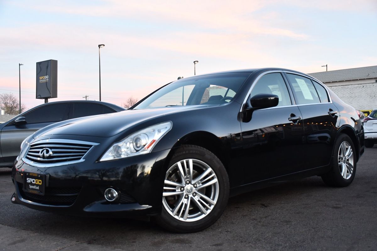 Black 2013 INFINITI G37 Coupe All-Wheel Drive 7-Speed Automatic
