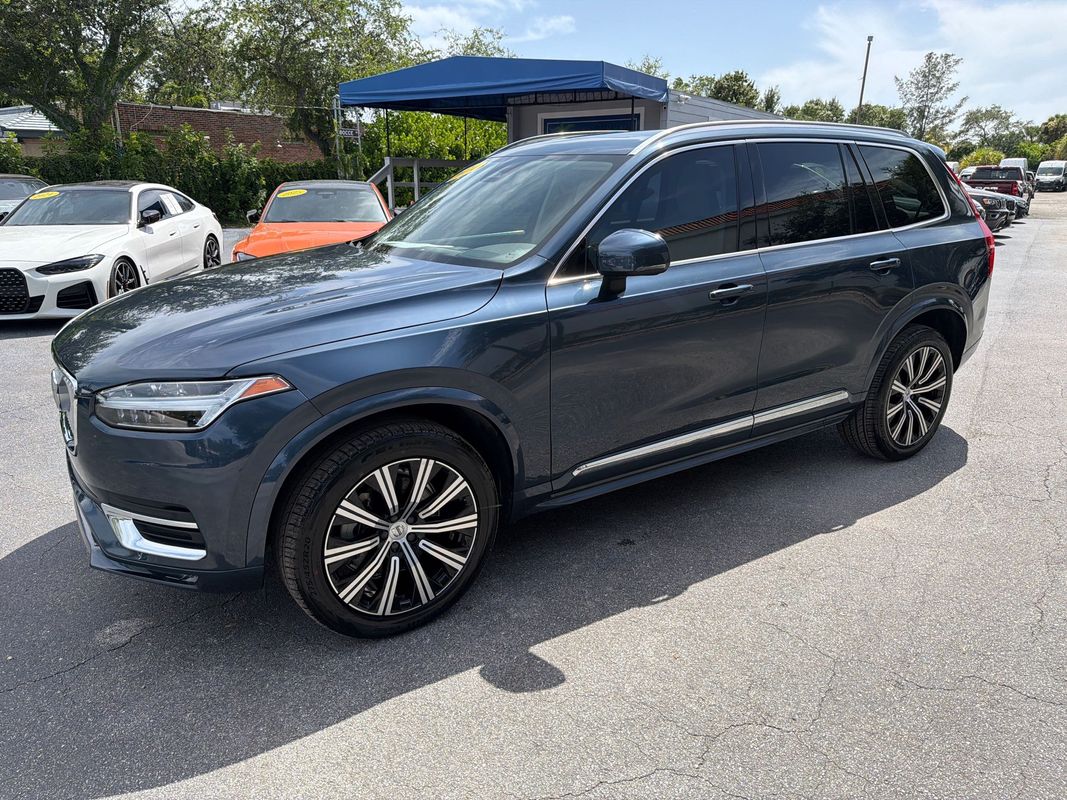 Blue 2024 Volvo XC90 SUV / Crossover All-Wheel Drive 8-Speed Automatic