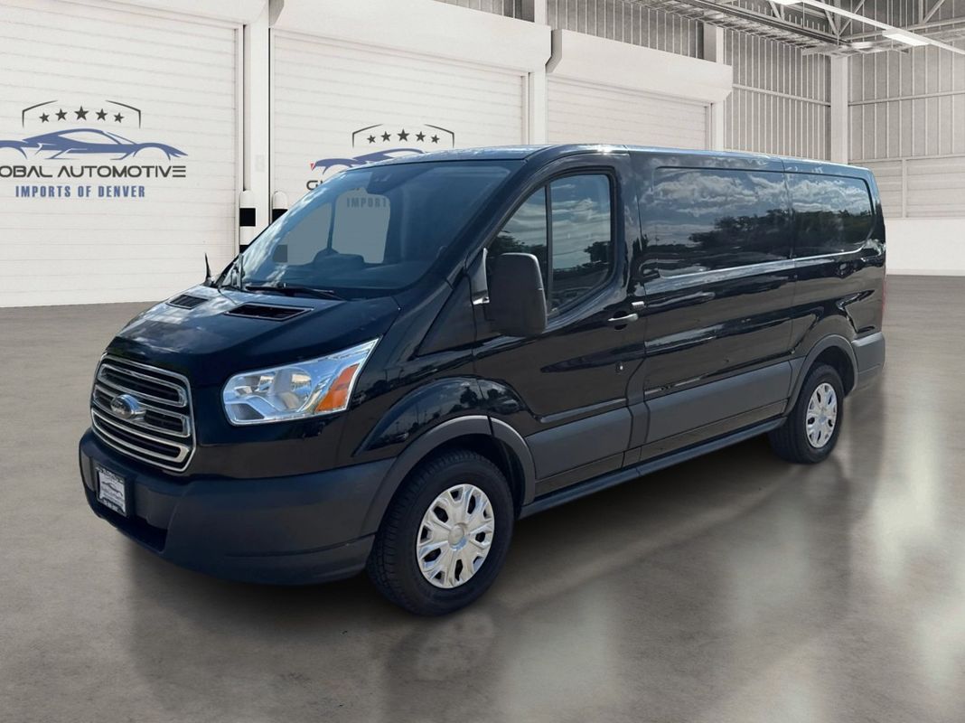 Black 2018 Ford Transit Cargo Van Rear-Wheel Drive 6-Speed Automatic