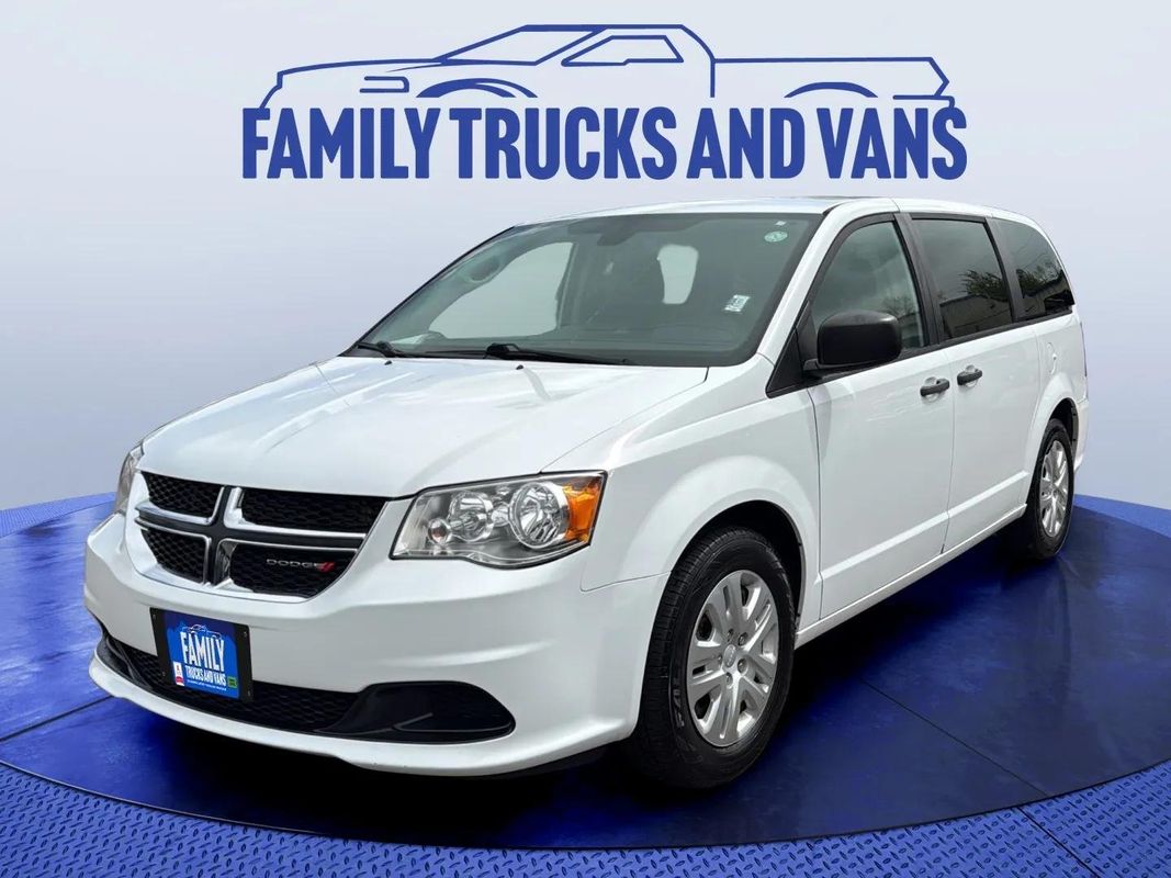 White 2019 Dodge Grand Caravan SE FWD Minivan Front-Wheel Drive 6-Speed Automatic