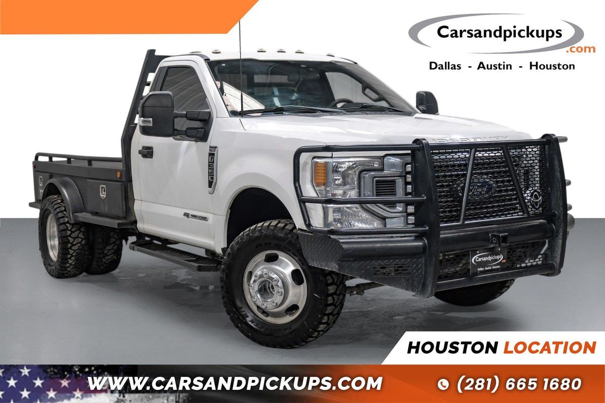 White 2022 Ford F-350 Super Duty XL LB DRW 4WD Pickup Truck Four-Wheel Drive Automatic