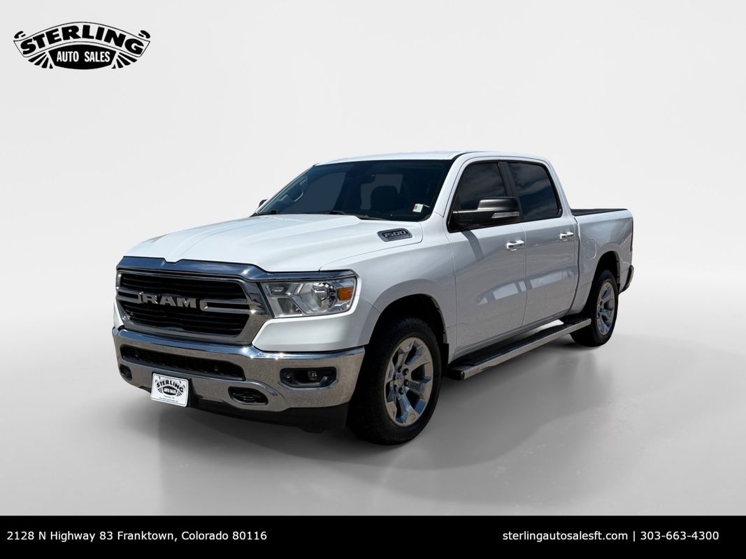 2019 RAM 1500 Big Horn Crew Cab 4WD Pickup Truck Four-Wheel Drive 8-Speed Automatic