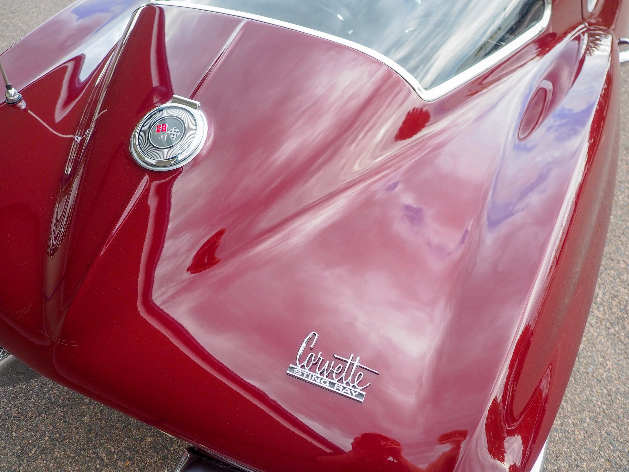 1966 Chevrolet Corvette Maroon Coupe
