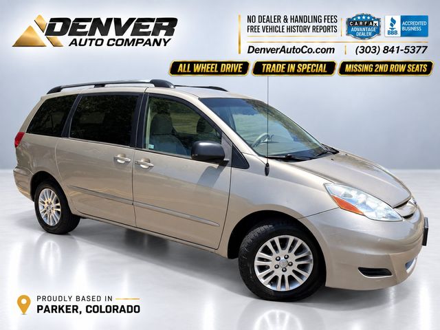 Brown (Beige) 2009 Toyota Sienna Minivan 5-Speed Automatic