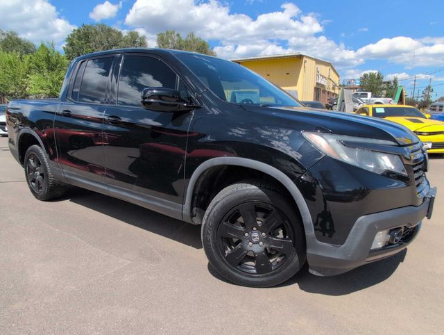 Black 2017 Honda Ridgeline Pickup Truck All-Wheel Drive 6-Speed Automatic