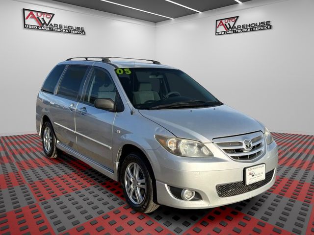 Silver 2005 Mazda MPV Minivan Front-Wheel Drive 5-Speed Automatic