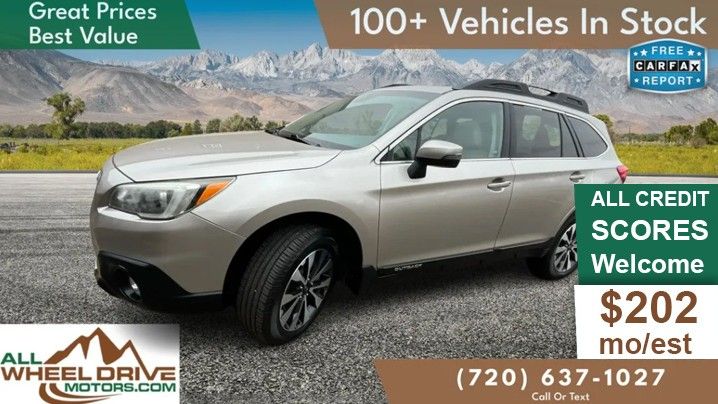 Gray 2017 Subaru Outback 2.5i Limited AWD Wagon All-Wheel Drive 6-Speed CVT