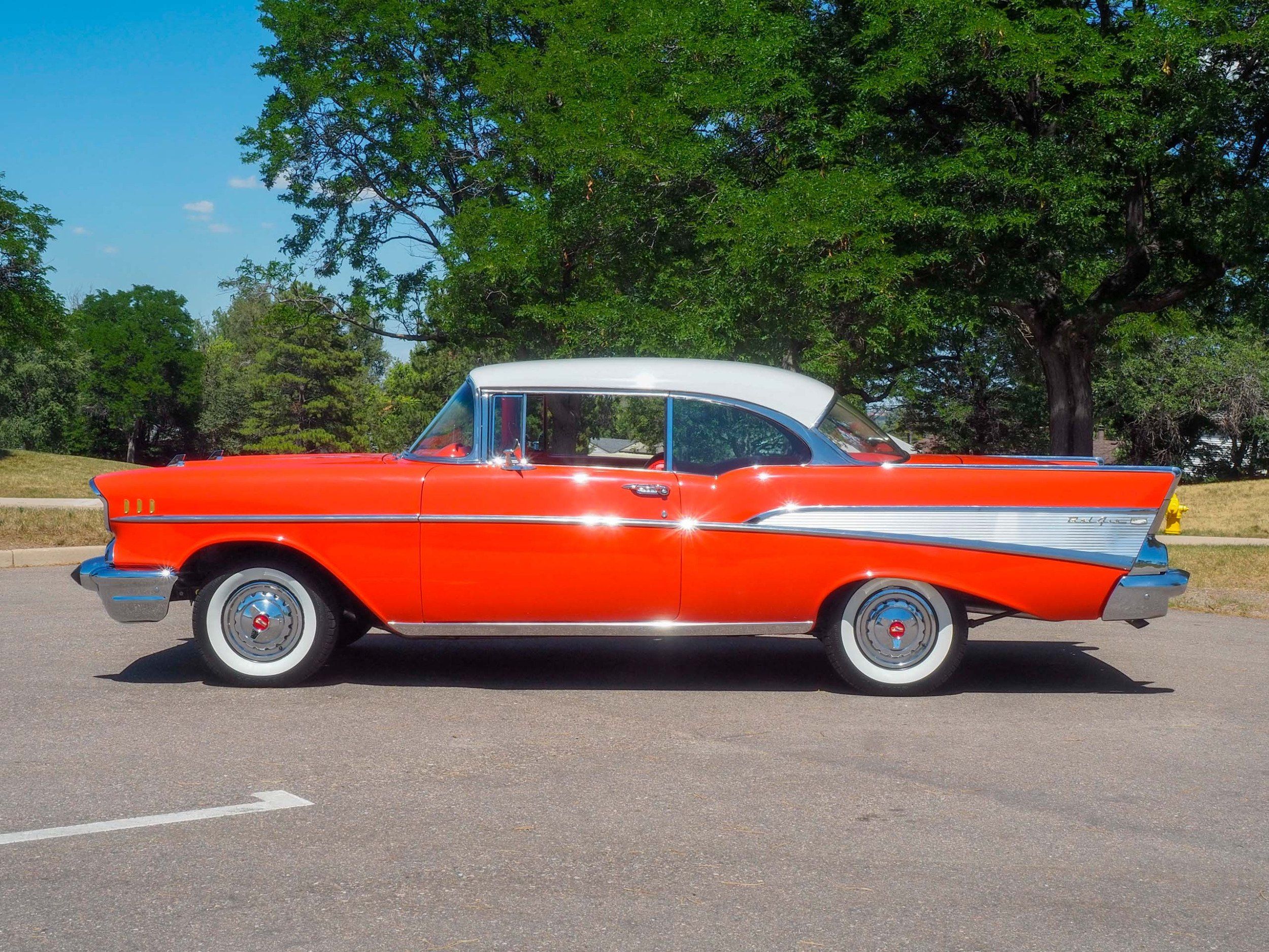 1957 Chevrolet Bel Air Orange 