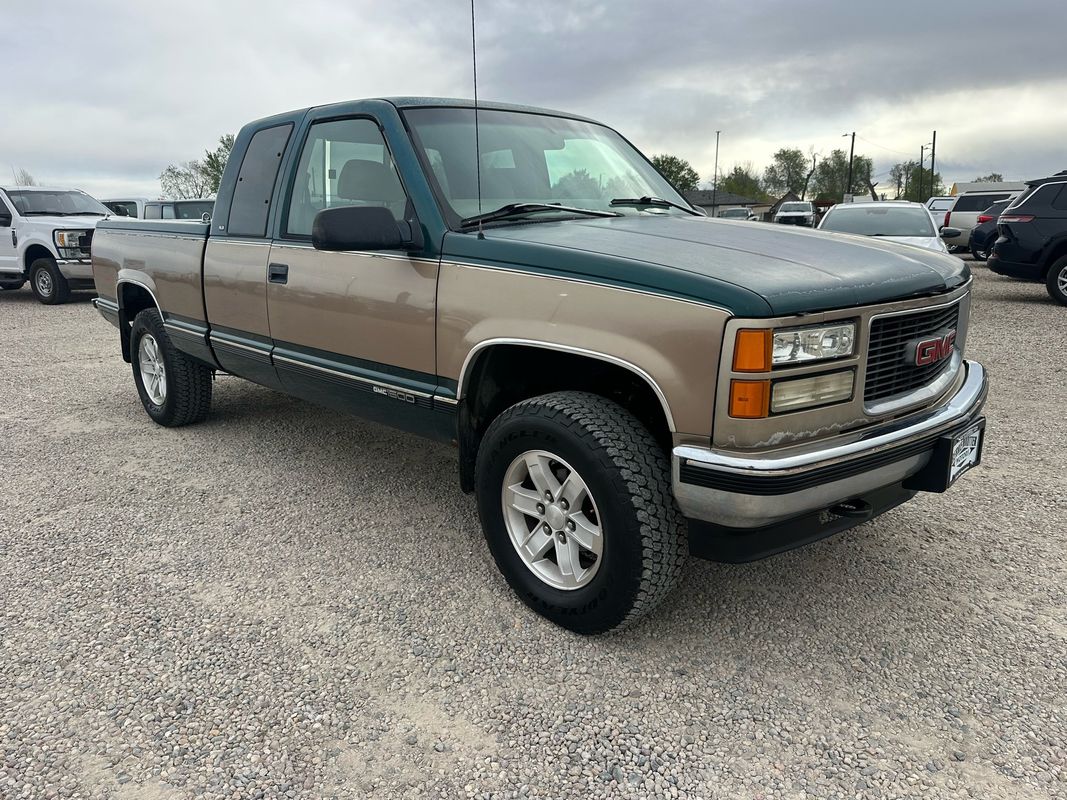 Green 1997 GMC Sierra 1500 Pickup Truck 5-Speed Manual