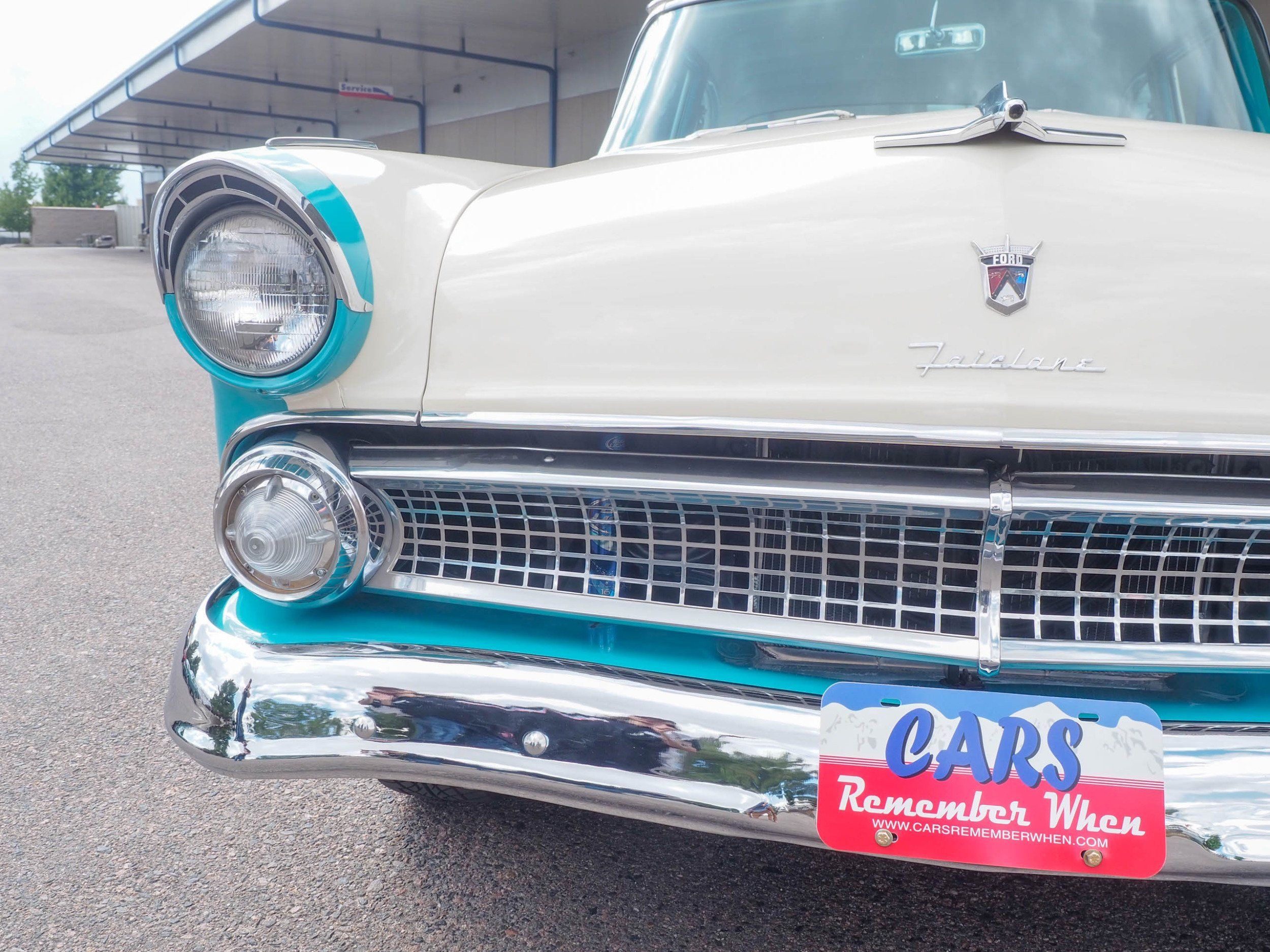1955 Ford Fairlane Teal Coupe