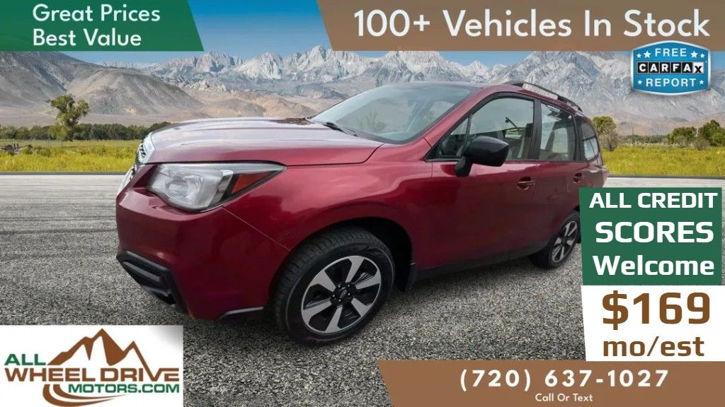 Red 2018 Subaru Forester SUV / Crossover All-Wheel Drive 6-Speed CVT