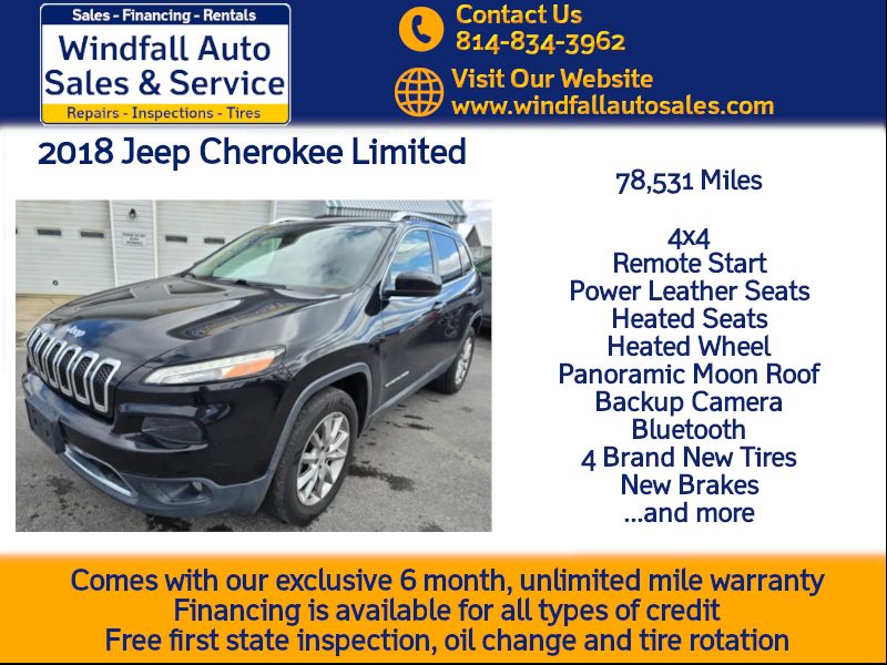 2018 Jeep Cherokee Limited