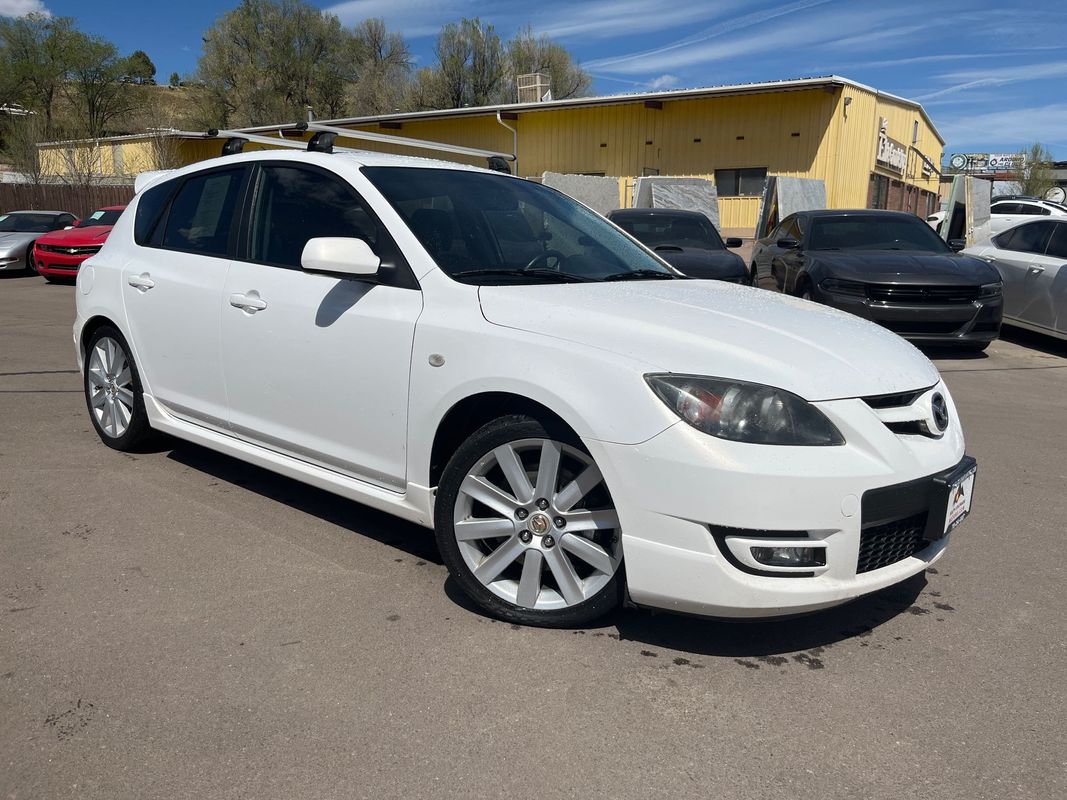 White 2008 Mazda MAZDASPEED3 Sport Hatchback Front-Wheel Drive 6-Speed Manual
