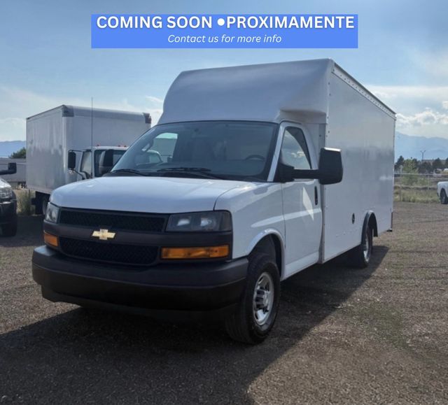 White 2023 Chevrolet Express Chassis Van Rear-Wheel Drive 6-Speed Automatic