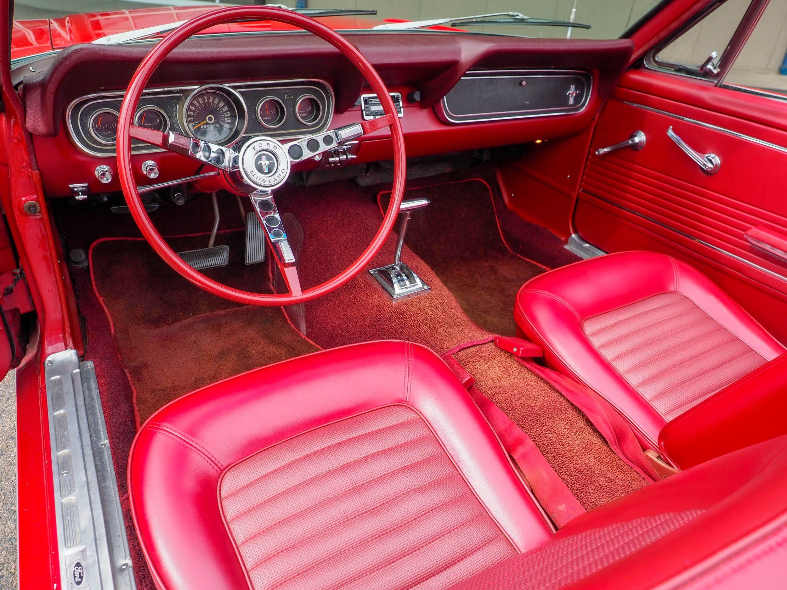 1966 Ford Mustang Red Convertible