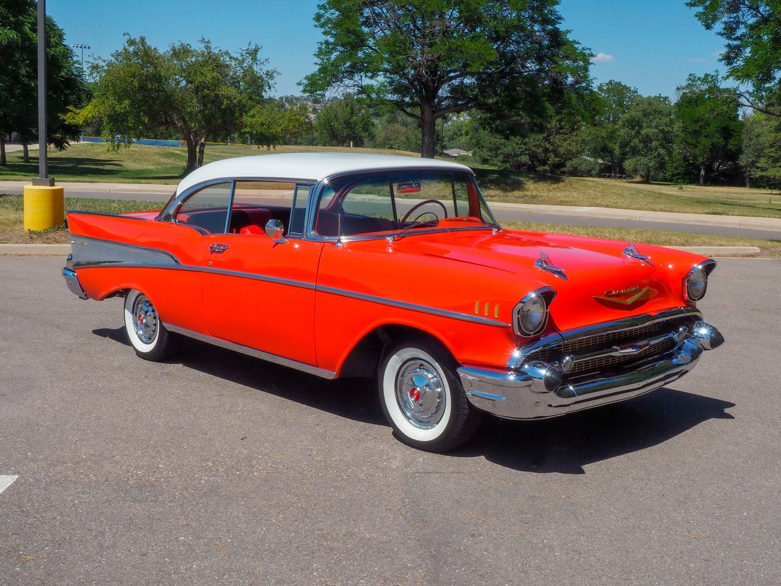 1957 Chevrolet Bel Air Orange 