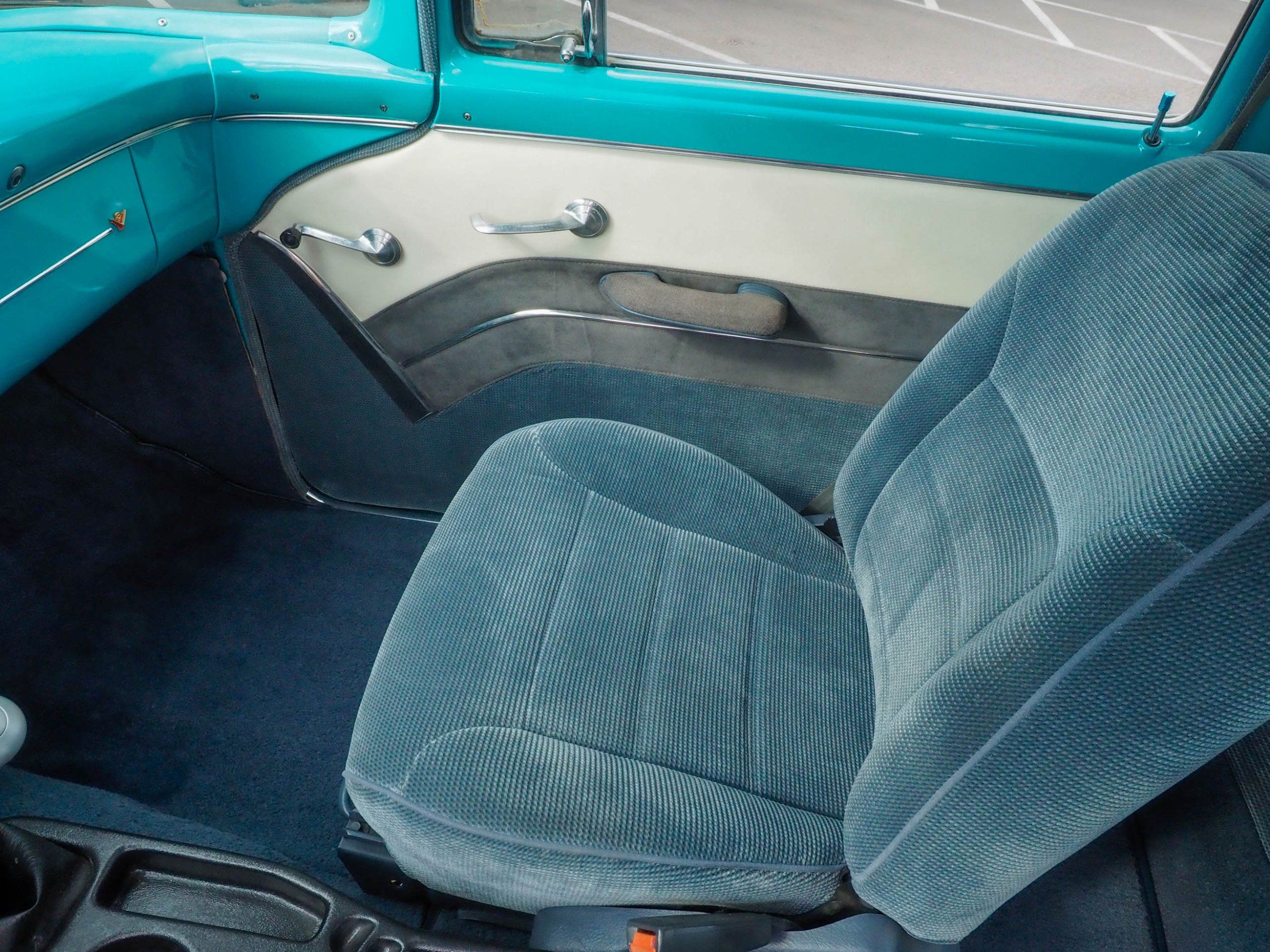 1955 Ford Fairlane Teal Coupe