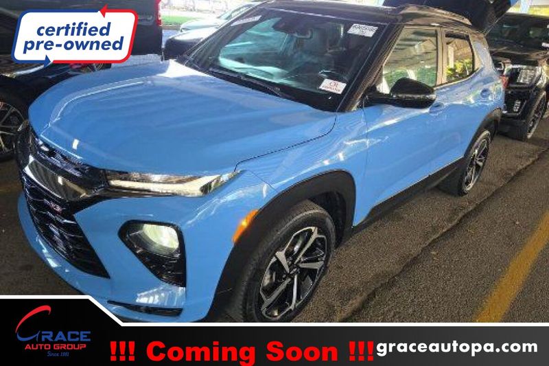 Blue 2023 Chevrolet Trailblazer SUV / Crossover Four-Wheel Drive 9-Speed Automatic
