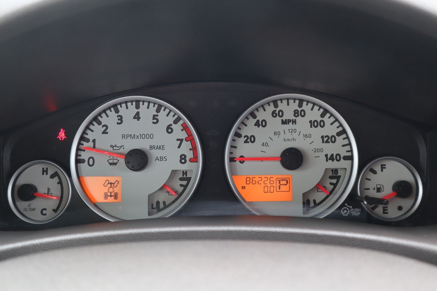 2007 Nissan Frontier Airbag Light Flashing Shelly Lighting