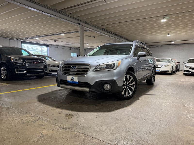 Silver 2015 Subaru Outback 2.5i Limited Wagon All-Wheel Drive 6-Speed CVT