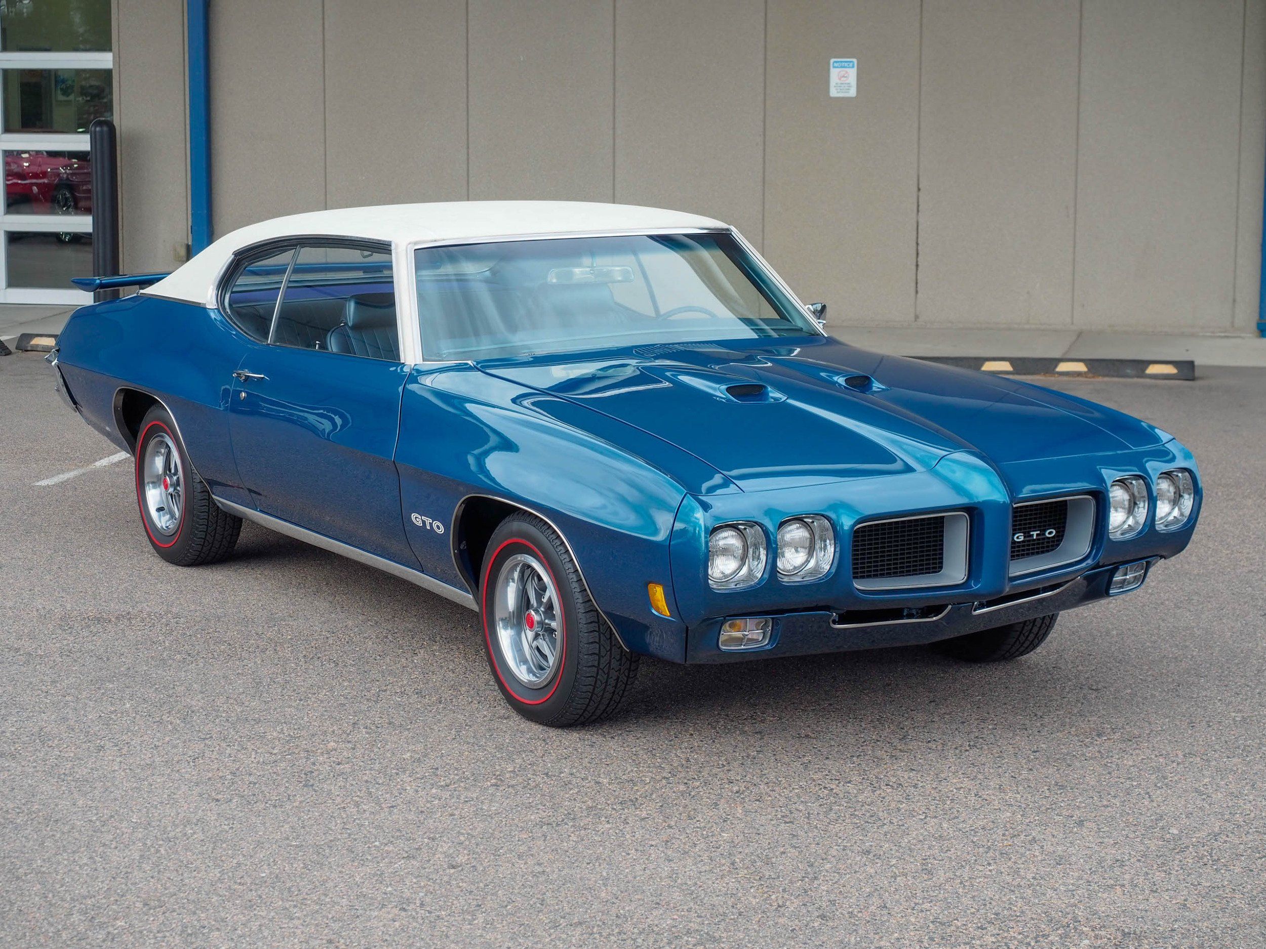 1970 Pontiac GTO Blue 