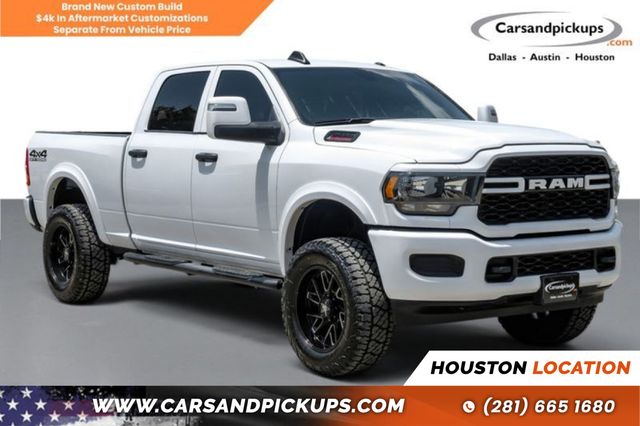 White 2023 RAM 2500 Pickup Truck Four-Wheel Drive 8-Speed Automatic