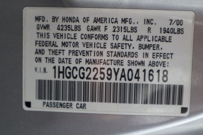 2000 Honda Accord EX V6 | Victory Motors of Colorado