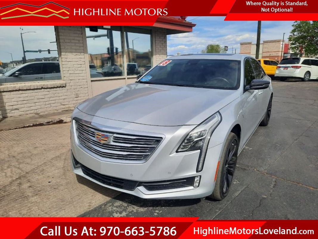 Silver 2018 Cadillac CT6 3.0TT Platinum AWD Sedan All-Wheel Drive 8-Speed Automatic