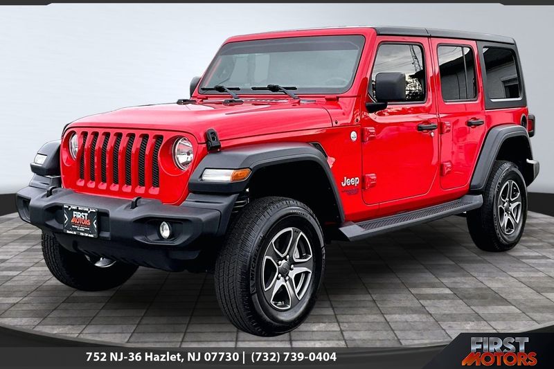 Red 2018 Jeep Wrangler SUV / Crossover Four-Wheel Drive 8-Speed Automatic