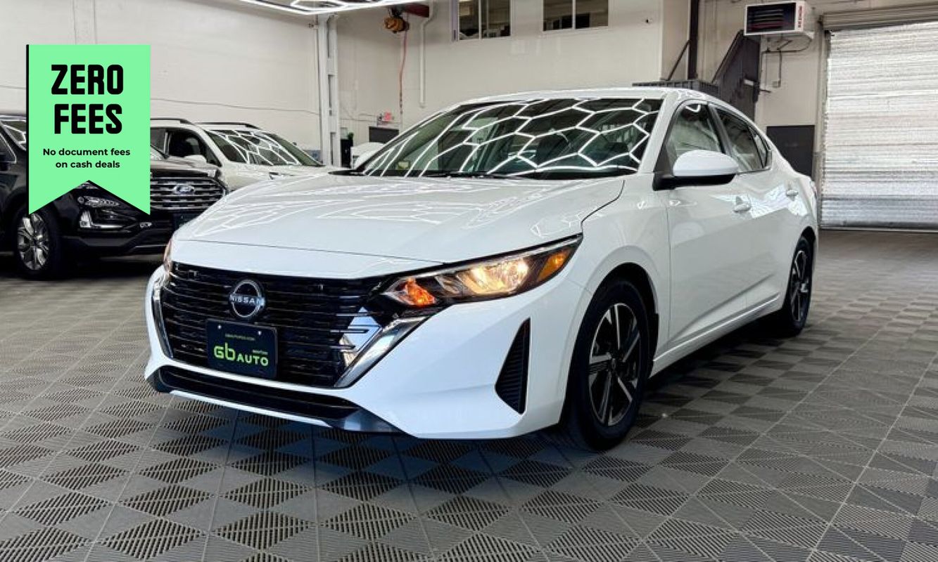 White 2025 Nissan Sentra Sedan Front-Wheel Drive Continuously Variable Transmission