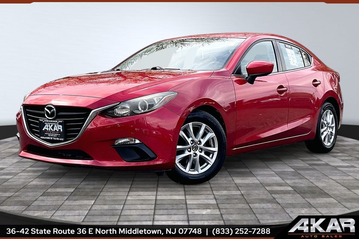 Red 2014 Mazda MAZDA3 i Touring Sedan Sedan Front-Wheel Drive 6-Speed Manual
