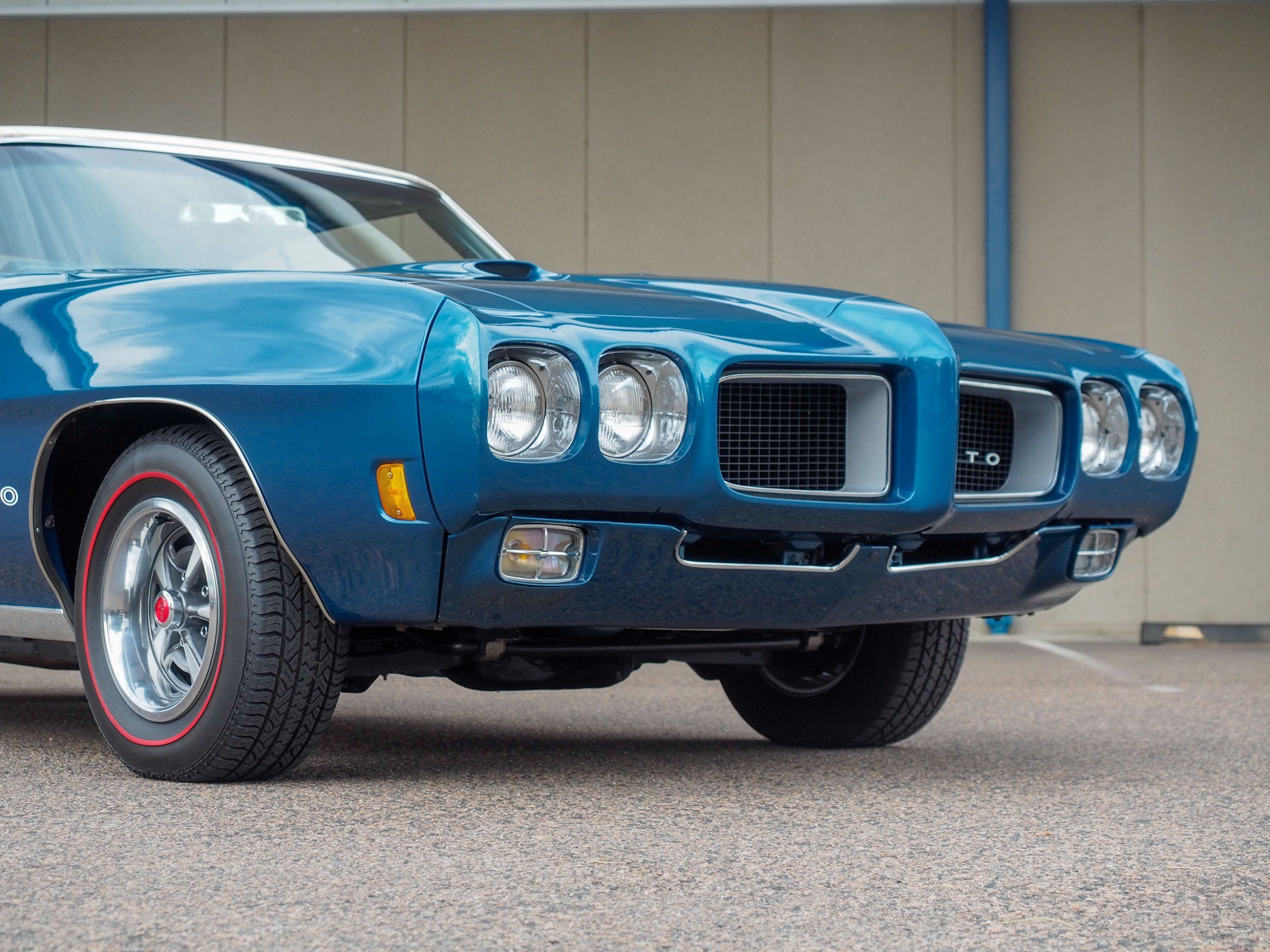 1970 Pontiac GTO Blue 