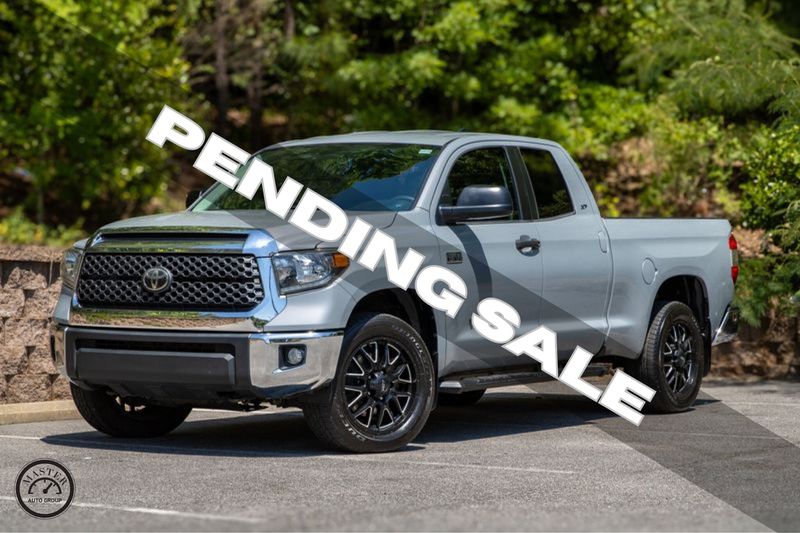 Gray 2020 Toyota Tundra SR5 Double Cab 4WD Pickup Truck Four-Wheel Drive 6-Speed Automatic