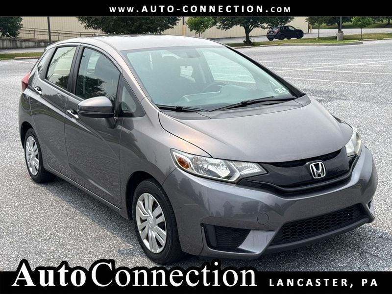 Gray 2017 Honda Fit Hatchback Front-Wheel Drive Continuously Variable Transmission