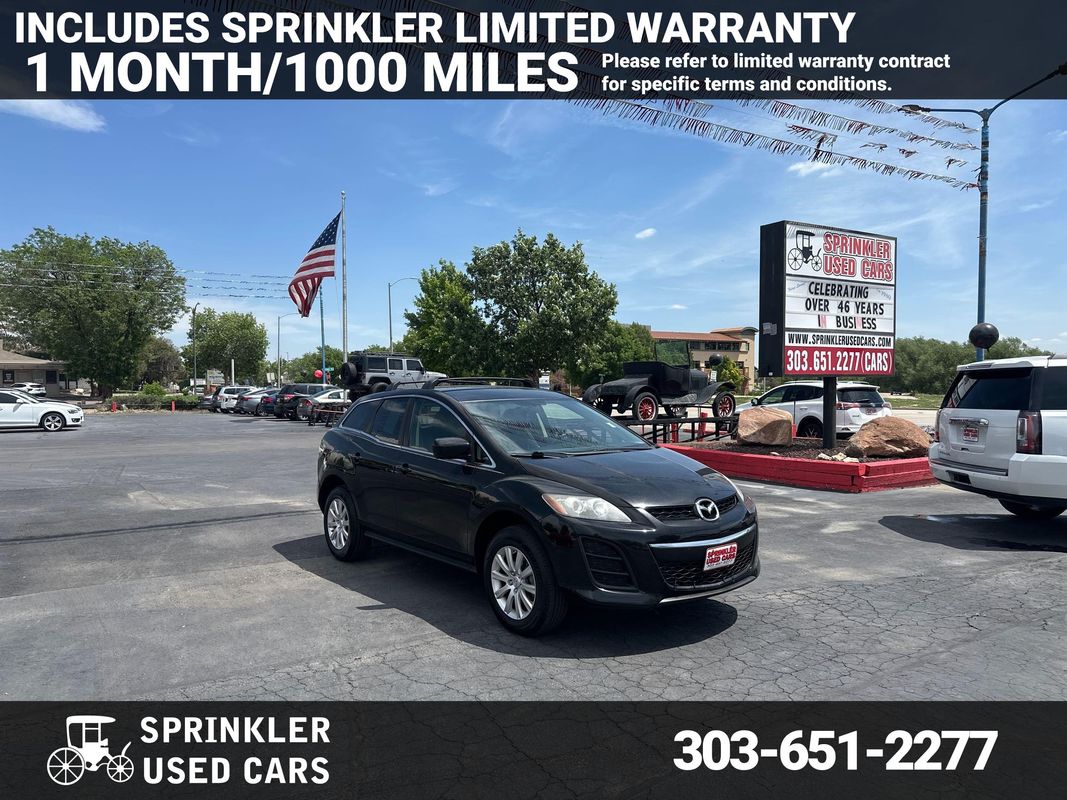 Black 2010 Mazda CX-7 i Sport SUV / Crossover Front-Wheel Drive 5-Speed Automatic
