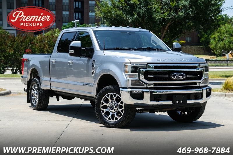 Silver 2022 Ford F-250 Super Duty Pickup Truck Four-Wheel Drive 