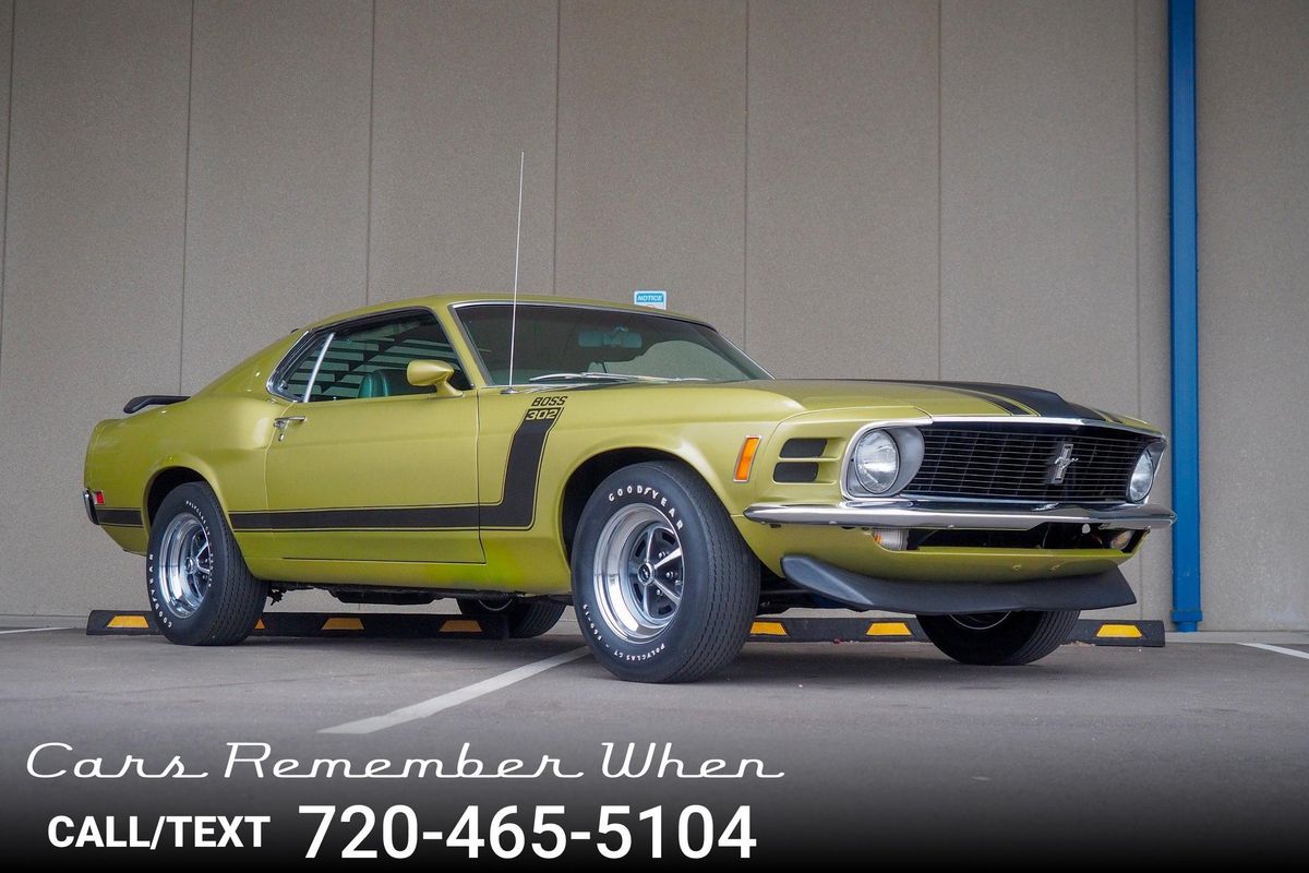 Details About 1970 Ford Mustang Boss 302 Very Original Lightly Restored Well Docum