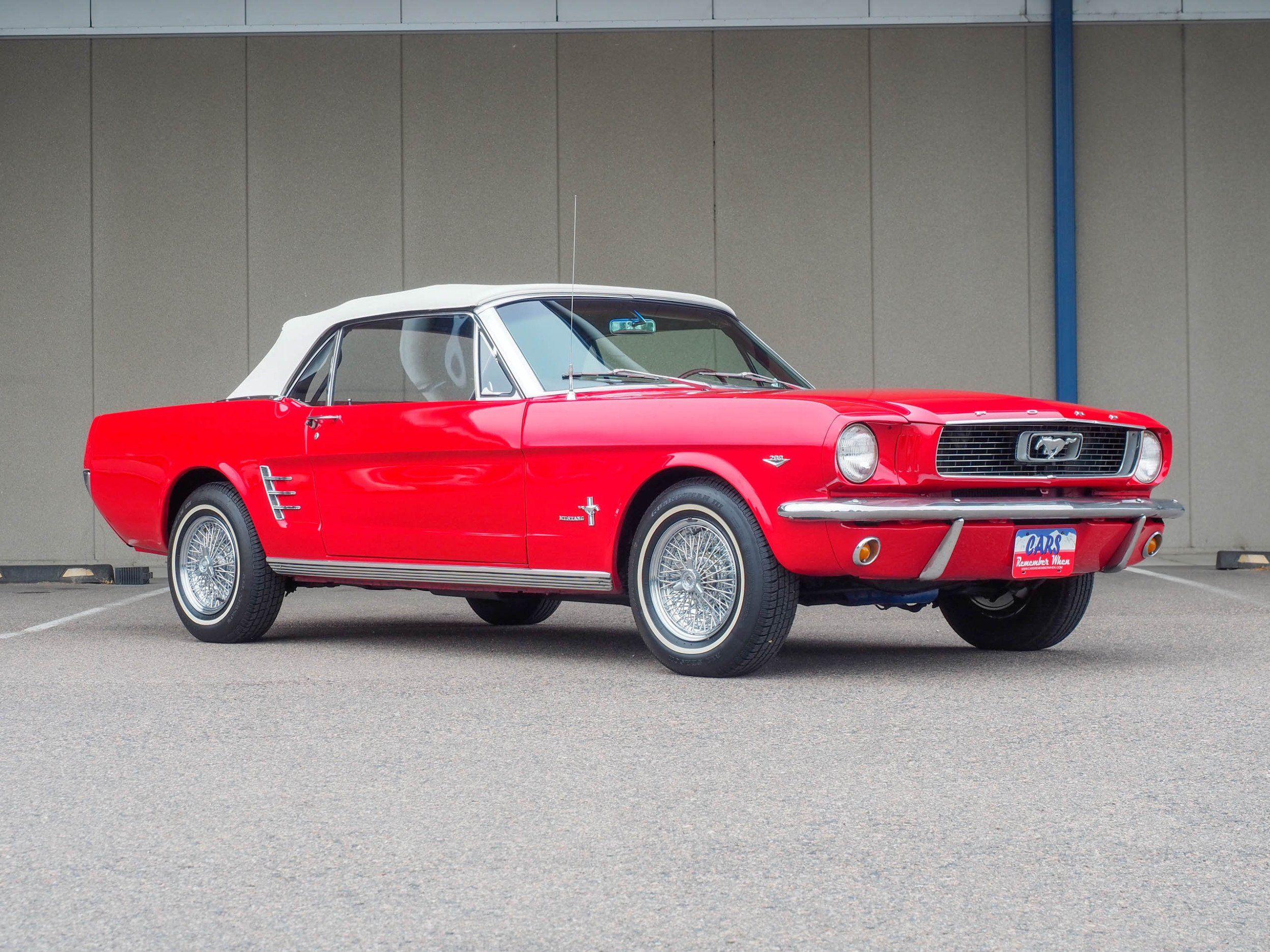 1966 Ford Mustang Red Convertible