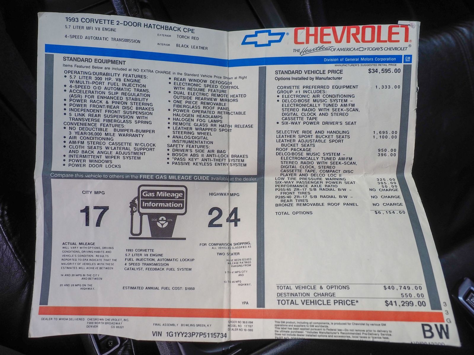 1993 Chevrolet Corvette 37