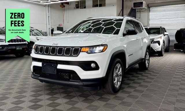 White 2025 Jeep Compass SUV / Crossover Four-Wheel Drive 8-Speed Automatic