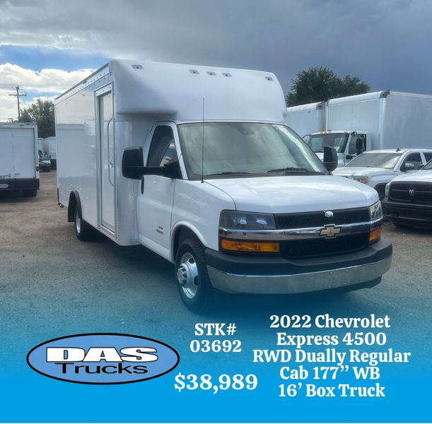 White 2022 Chevrolet Express Chassis Van Rear-Wheel Drive 6-Speed Automatic