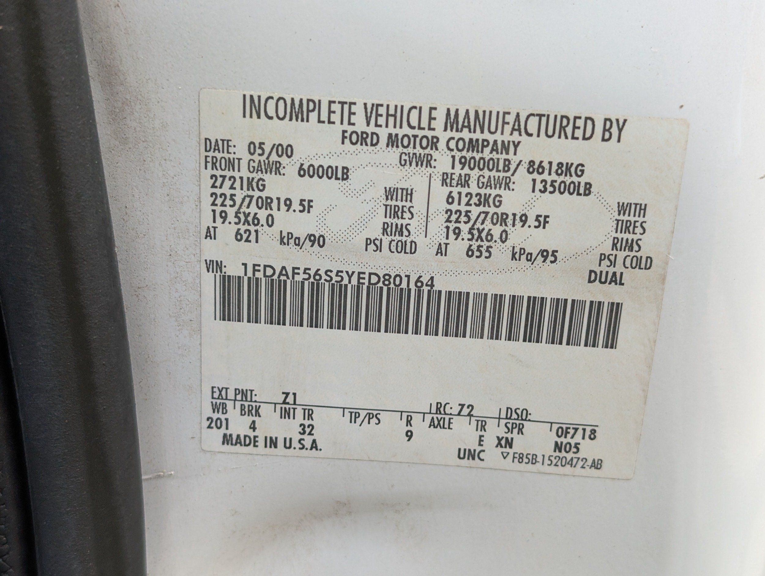 2000 Ford F-550 photo 60