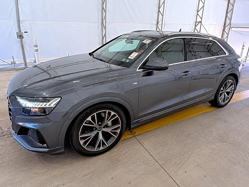 Gray 2021 Audi Q8 SUV / Crossover All-Wheel Drive 8-Speed Automatic