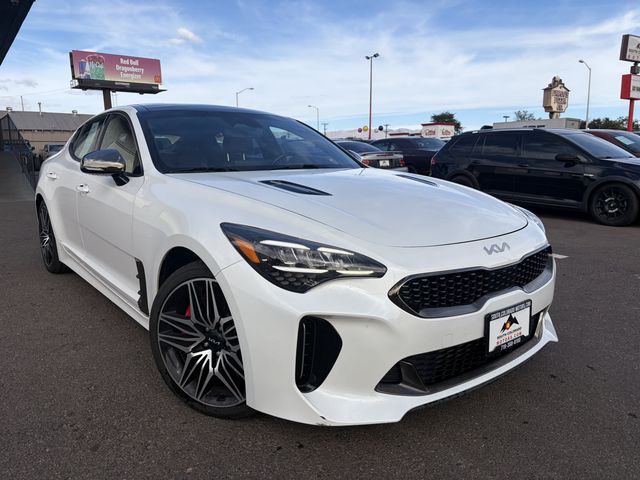 White 2022 Kia Stinger Sedan Rear-Wheel Drive 8-Speed Automatic