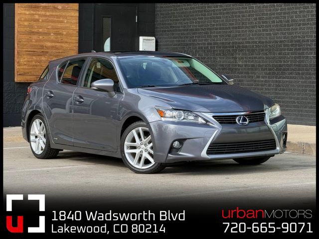 Gray 2014 Lexus CT Hybrid 200h FWD Wagon Front-Wheel Drive Continuously Variable Transmission