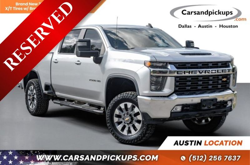 Silver 2020 Chevrolet Silverado 2500HD Pickup Truck Four-Wheel Drive 6-Speed Automatic